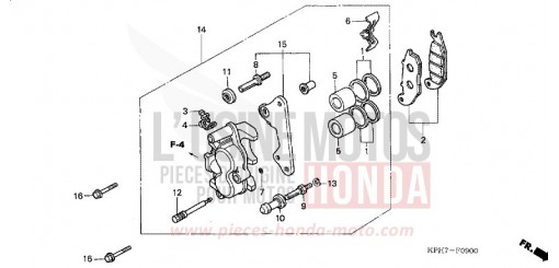FRONT BRAKE CALIPER ANF1253 de 2003